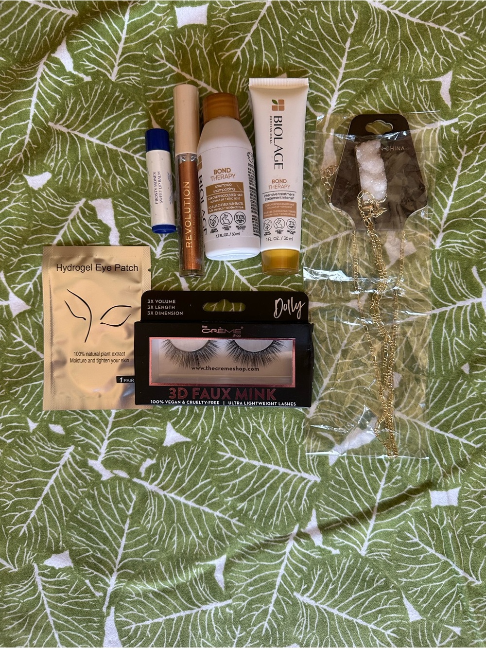 Mixed Beauty & Hair Care Bundle with Faux Mink Lashes